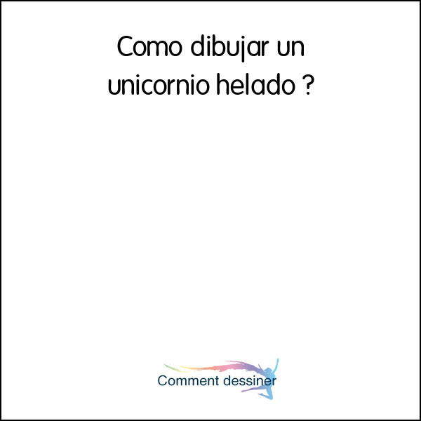 Como dibujar un unicornio helado